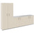 CHOICE Armoire murale | 5OH, 2800 x 1780 mm, finition sable