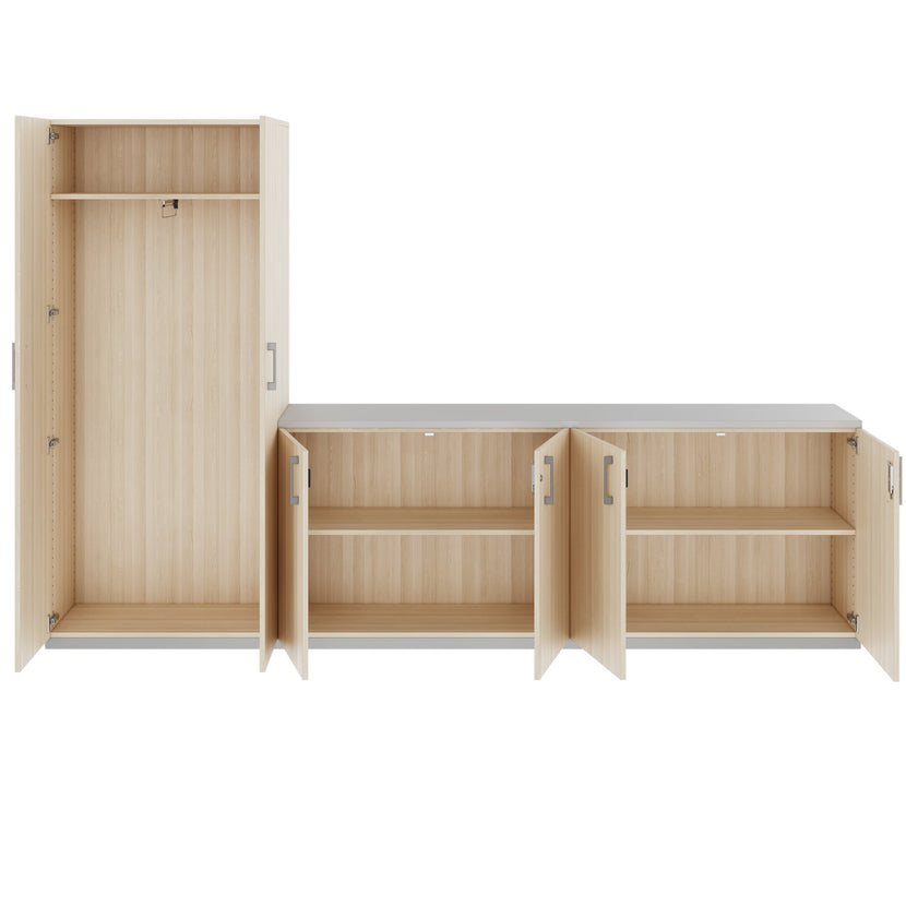 CHOICE Armoire murale | 5OH, 2800 x 1780 mm, finition sable