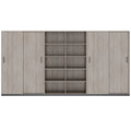 CHOICE Mur d’armoires | 5OH, 3600 x 1820 mm, chêne nordique gris - 3 Thumbnail Image