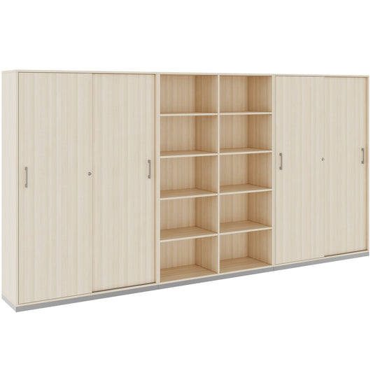 CHOICE Schrankwand | 5OH, 3600 x 1820 mm, Sandesche