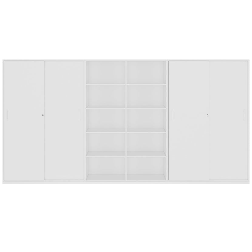 CHOICE Schrankwand | 5OH, 3600 x 1820 mm, Weiss