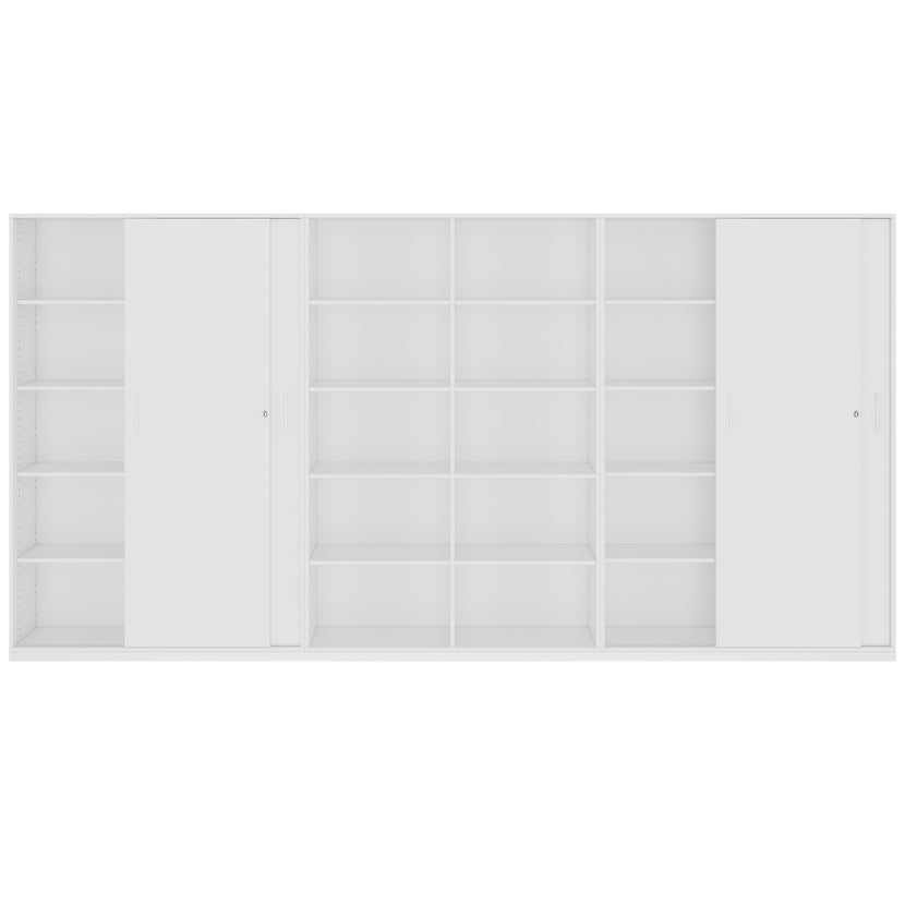 CHOICE Schrankwand | 5OH, 3600 x 1820 mm, Weiss