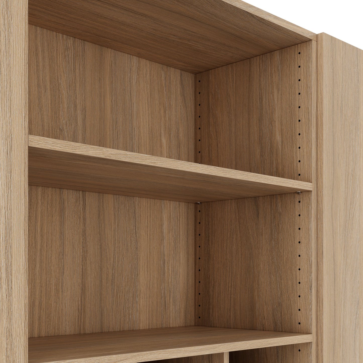 CHOICE Schrankwand | 6OH, 2400 x 2170 mm, Bernsteineiche