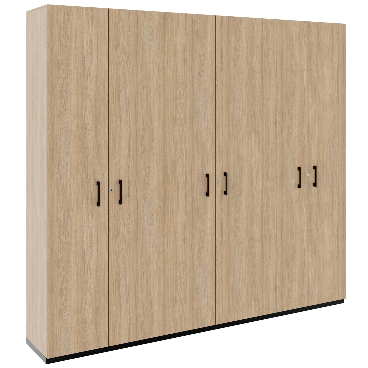 CHOICE Schrankwand | 6OH, 2400 x 2170 mm, Bernsteineiche