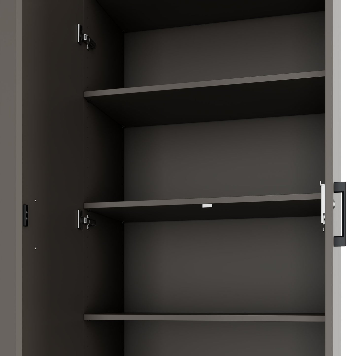 CHOICE Schrankwand | 6OH, 2400 x 2170 mm, Cubanitgrau