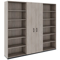 CHOICE Meuble mural | 6OH, 2400 x 2170 mm, chêne nordique gris - 1 Thumbnail Image