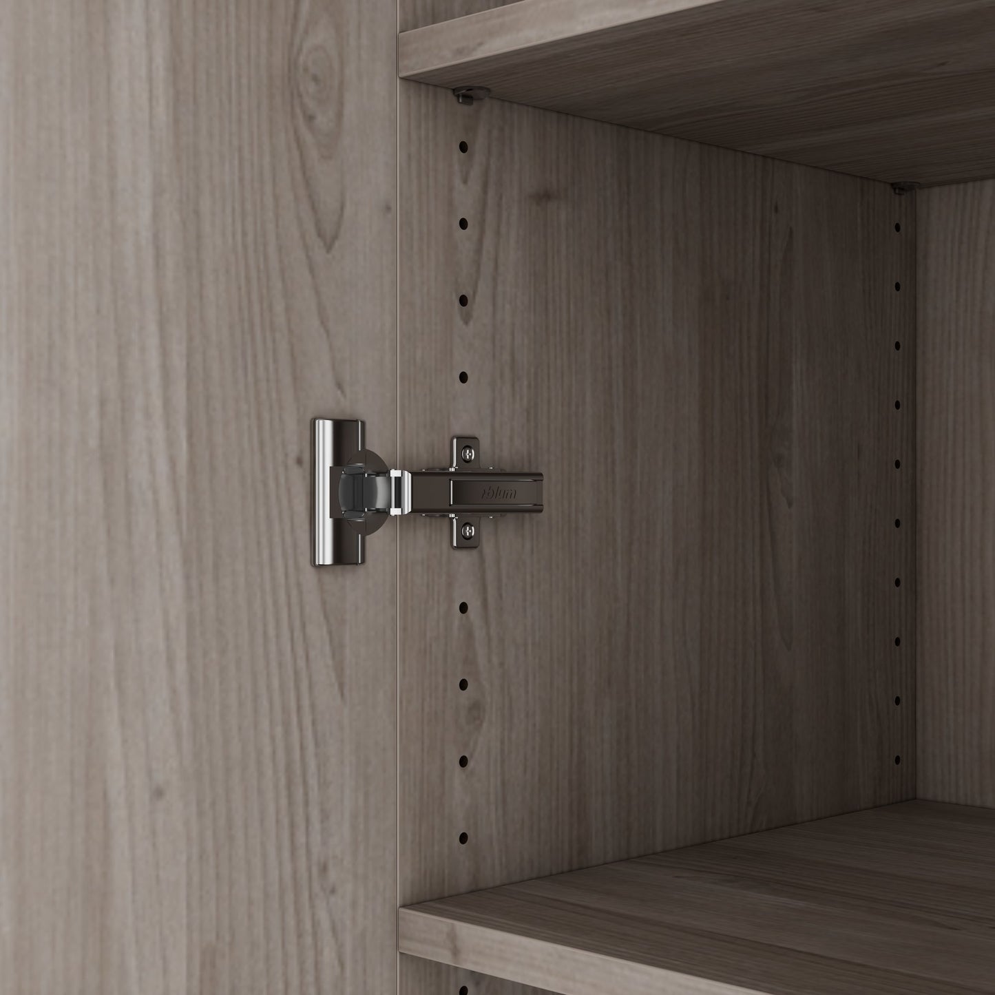 CHOICE Schrankwand | 6OH, 2400 x 2170 mm, Nordeiche grau