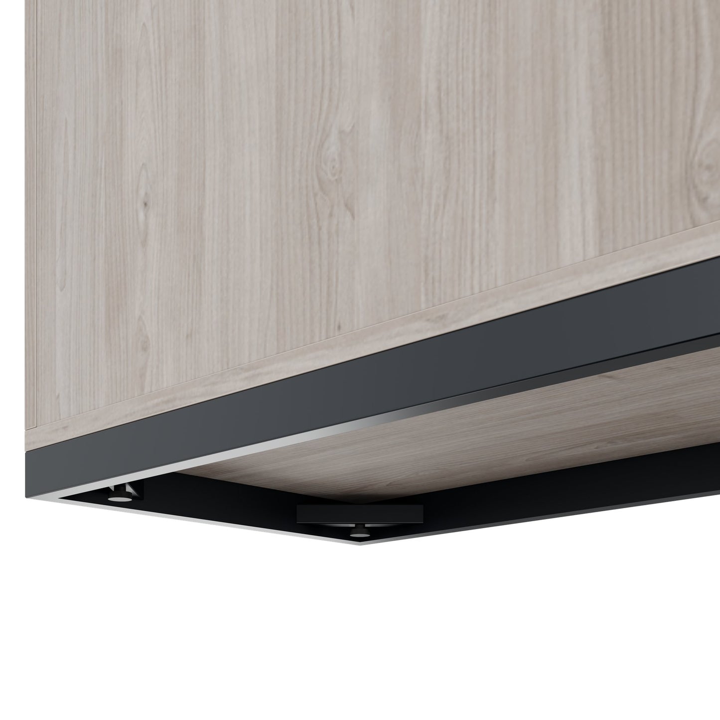 CHOICE Schrankwand | 6OH, 2400 x 2170 mm, Nordeiche grau