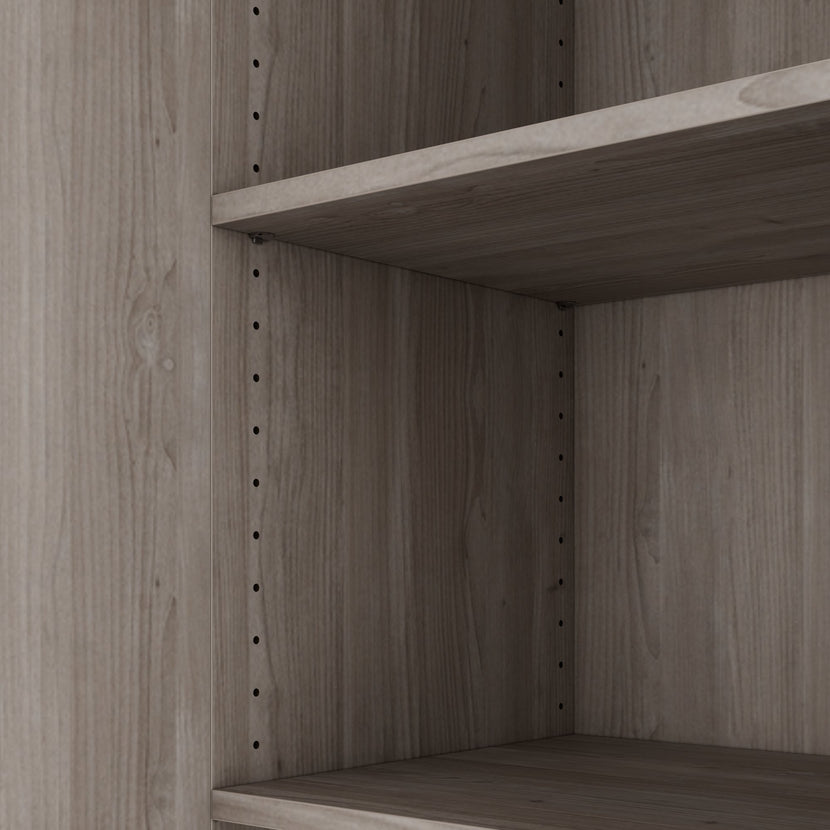 CHOICE Schrankwand | 6OH, 2400 x 2170 mm, Nordeiche grau