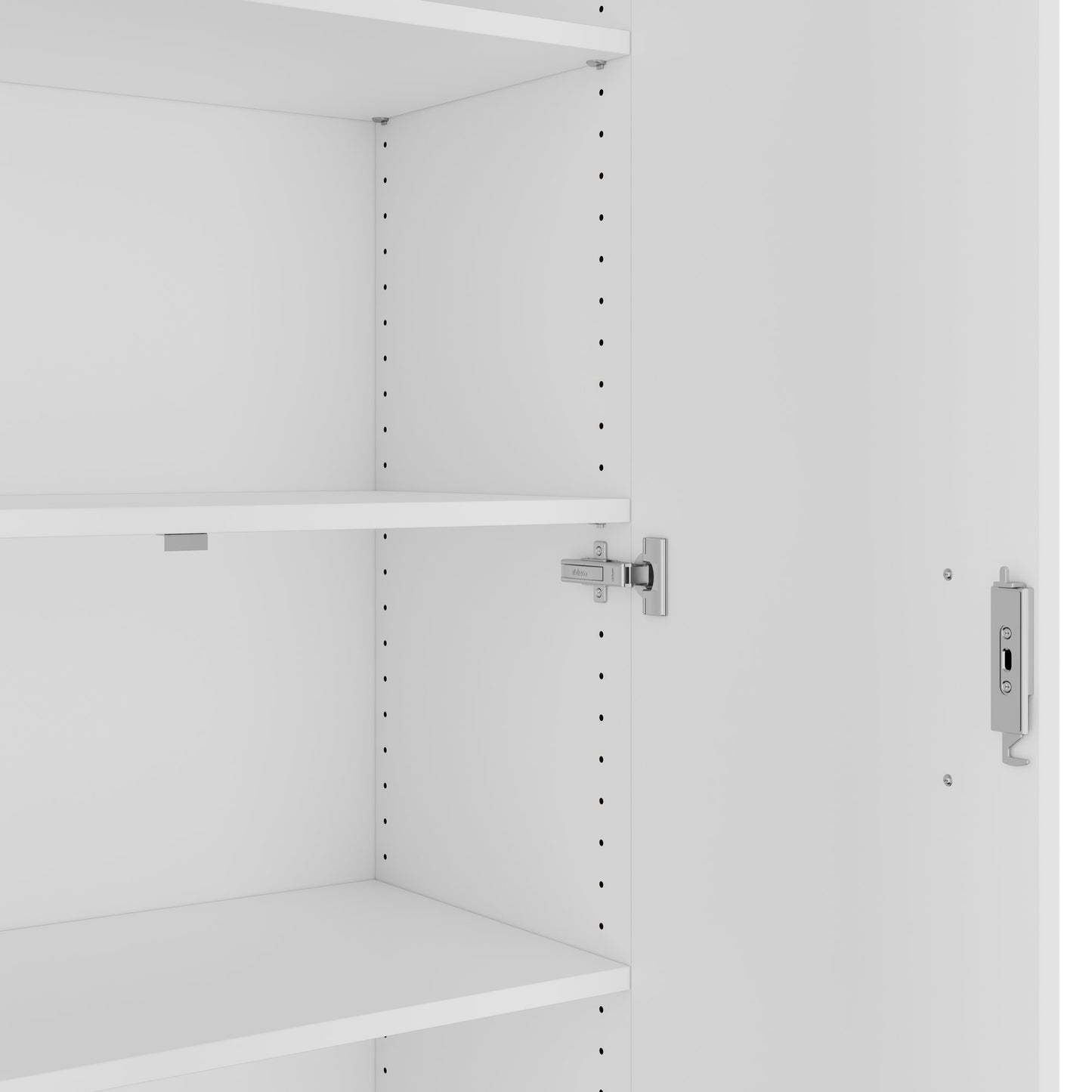 CHOICE Schrankwand | 6OH, 2400 x 2170 mm, Weiß
