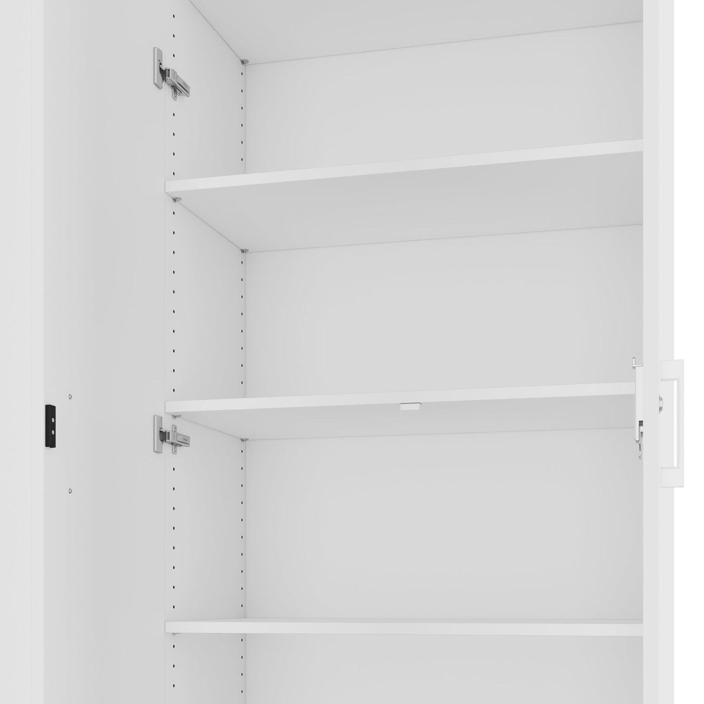 CHOICE Schrankwand | 6OH, 2400 x 2170 mm, Weiß