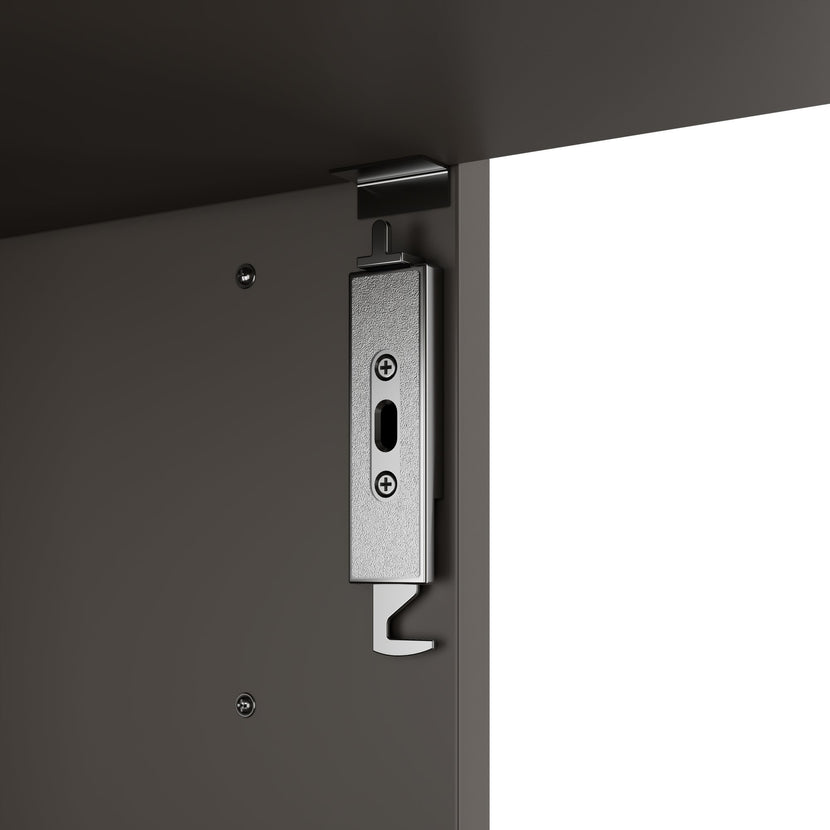 CHOICE Schrankwand | 6OH, 2800 x 2170 mm, Cubanitgrau