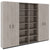 CHOICE Schrankwand | 6OH, 2800 x 2170 mm, Nordeiche grau