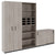 CHOICE Schrankwand | 6OH, 2800 x 2170 mm, Nordeiche grau