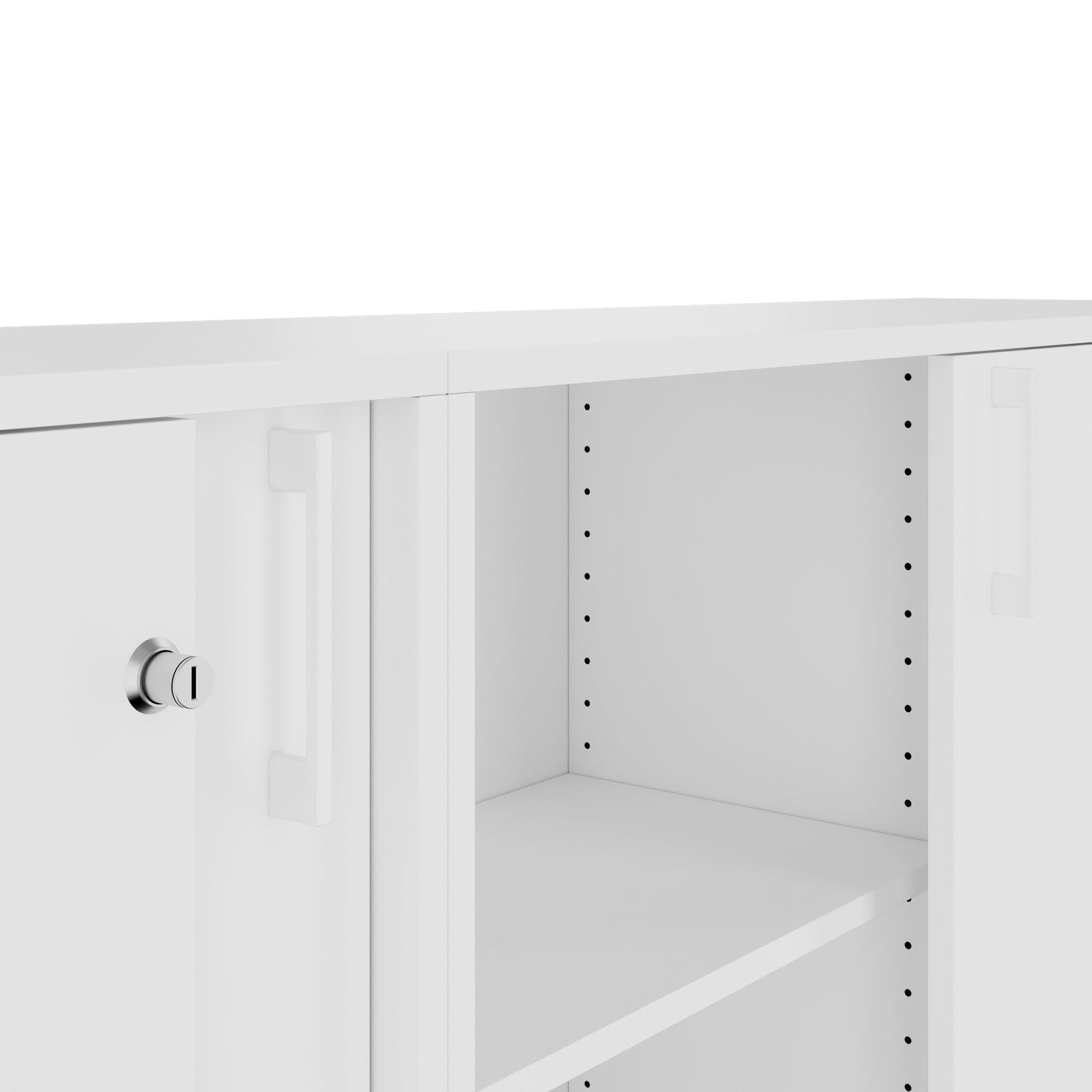 CHOICE Schrankwand | 6OH, 2800 x 2170 mm, Weiß