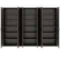 CHOICE Ensemble de meubles de rangement | 6OH, 3000 x 2170 mm, gris cubanit - 4 Thumbnail Image