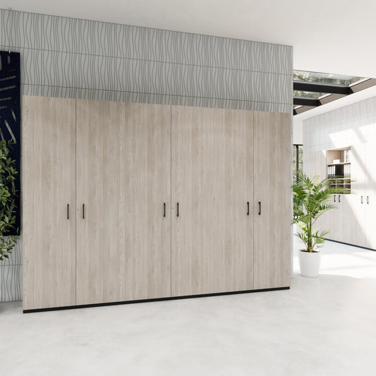 CHOICE Schrankwand | 6OH, 3000 x 2170 mm, Nordeiche grau