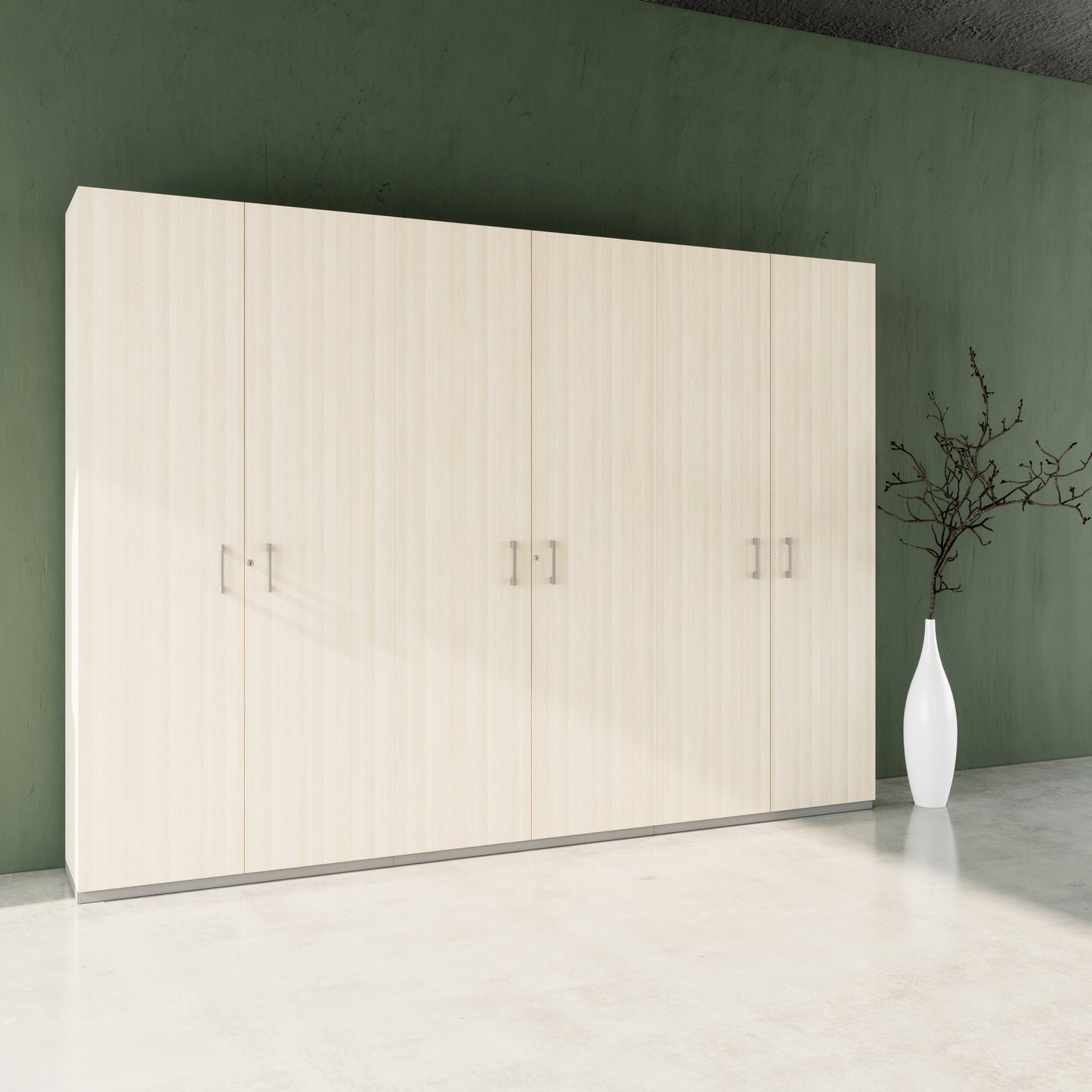 CHOICE Schrankwand | 6OH, 3000 x 2170 mm, Sandesche