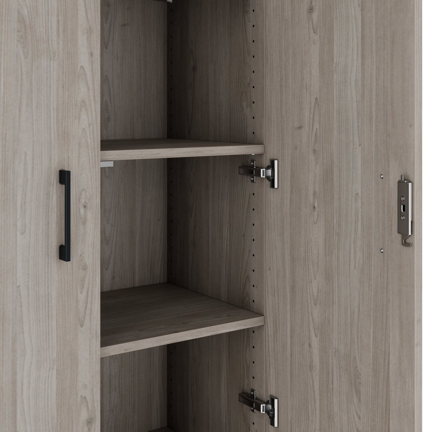 CHOICE Schrankwand | 6OH, 3200 x 2170 mm, Nordeiche grau