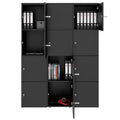 Armoire CHOICE | 1353 x 1836 mm, 12 casiers, anthracite - 2 Thumbnail Image