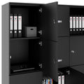 Armoire CHOICE | 1353 x 1836 mm, 12 casiers, anthracite - 4 Thumbnail Image