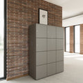 Armadietto CHOICE | 1353 x 1836 mm, 12 scomparti, grigio cubanite - 8 Thumbnail Image