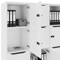 Armoire CHOICE | 1353 x 1836 mm, 12 casiers, blanc - 4 Thumbnail Image