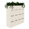 CHOICE Spind | 1800 x 1704 mm, 12 Schließfächer, Blumenkästen, Ahorn - 4 Thumbnail Image