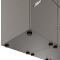 Armoire CHOICE | 1804 x 1386 mm, 12 casiers, gris cubanite - 6 Thumbnail Image