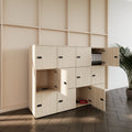 CHOICE locker | 1804 x 1386 mm, 12 lockers, sand ash - 2 Thumbnail Image