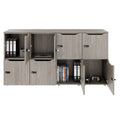 Armadietto CHOICE | 1804 x 936 mm, 8 scomparti, rovere nordico grigio - 2 Thumbnail Image