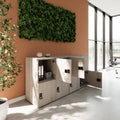 Armadietto CHOICE | 1804 x 936 mm, 8 scomparti, rovere nordico grigio - 8 Thumbnail Image