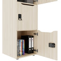 Armadietto CHOICE | 450 x 1370 mm, 2 o 3 scomparti, frassino sabbiato - 5 Thumbnail Image