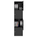 CHOICE locker | 450 x 1820 mm, 2 large or 4 small lockers, anthracite - 2 Thumbnail Image