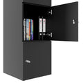 CHOICE locker | 450 x 1820 mm, 2 large or 4 small lockers, anthracite - 5 Thumbnail Image
