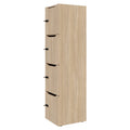 CHOICE locker | 450 x 1820 mm, 2 large or 4 small lockers, amber oak - 3 Thumbnail Image