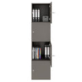 CHOICE locker | 450 x 1820 mm, 2 large or 4 small lockers, Cubanite gray - 2 Thumbnail Image