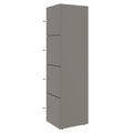 CHOICE locker | 450 x 1820 mm, 2 large or 4 small lockers, Cubanite gray - 3 Thumbnail Image