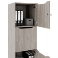 Armadietto CHOICE | 450 x 1820 mm, 2 armadietti grandi o 4 piccoli, rovere nordico grigio - 4 Thumbnail Image