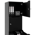 Armadietto CHOICE | 450 x 1820 mm, 2 armadietti grandi o 4 piccoli, nero - 4 Thumbnail Image
