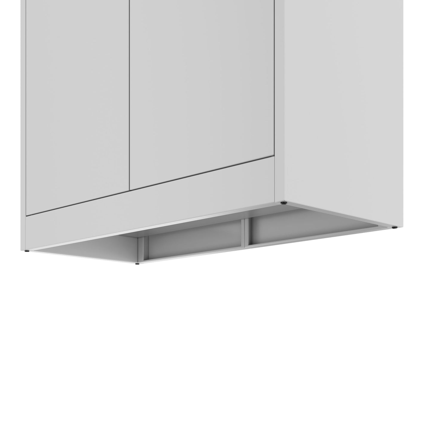 Corex wing door cabinet | 5OH, 900 x 1850 mm, steel body, light gray