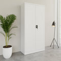 Armadio COREX con ante battenti | 5OH, 900 x 1850 mm, corpo in acciaio, bianco - 2 Thumbnail Image