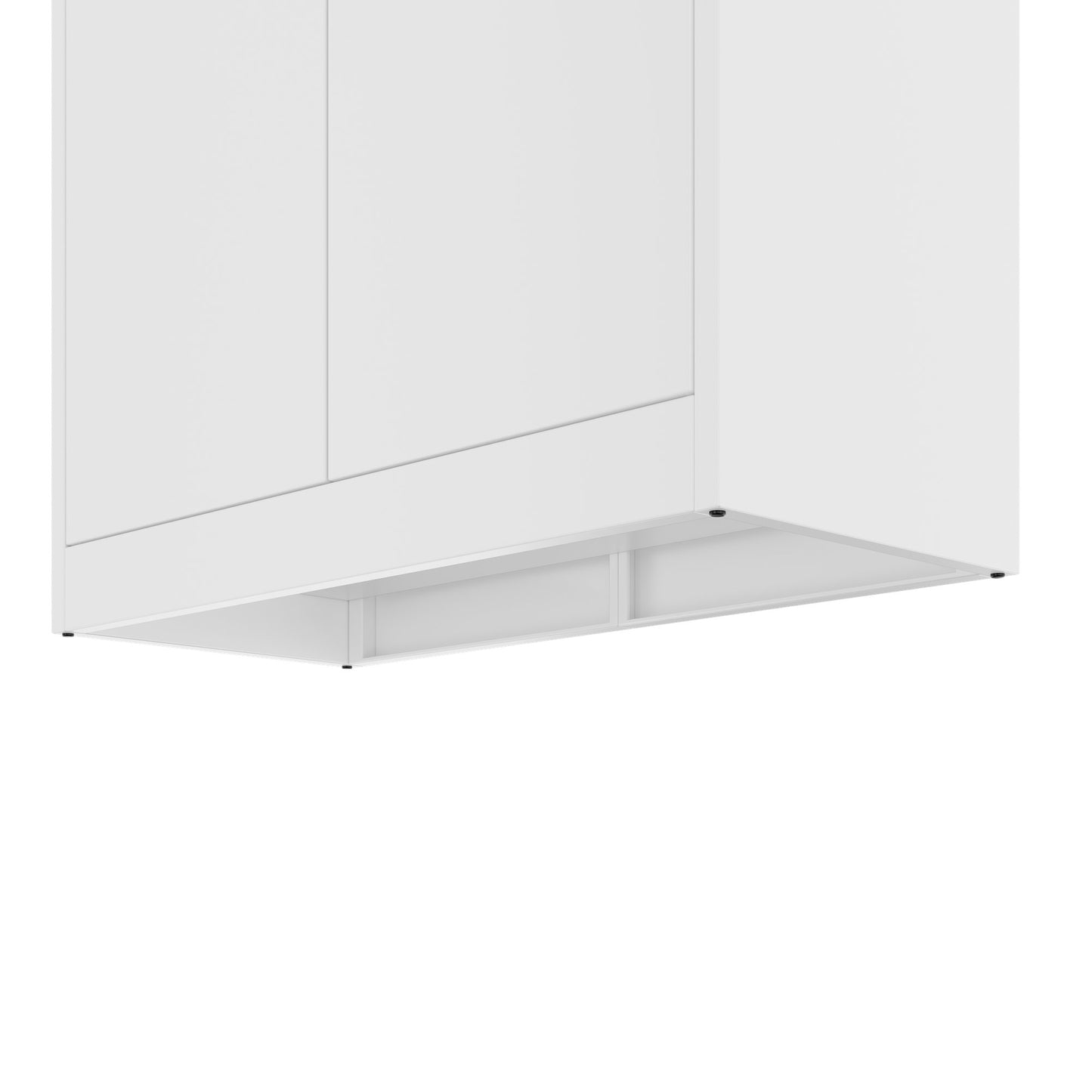 Corex wing door cabinet | 5OH, 900 x 1850 mm, steel body, white