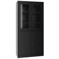 Armoire combinée COREX | 5OH, 900 x 1850 mm, corps en acier, noir - 1 Thumbnail Image