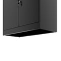 Armoire combinée COREX | 5OH, 900 x 1850 mm, corps en acier, noir - 6 Thumbnail Image