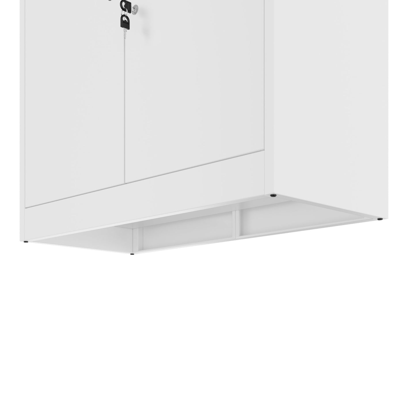 Corex combination cabinet | 900 x 1850 mm, steel body, with drawers, white