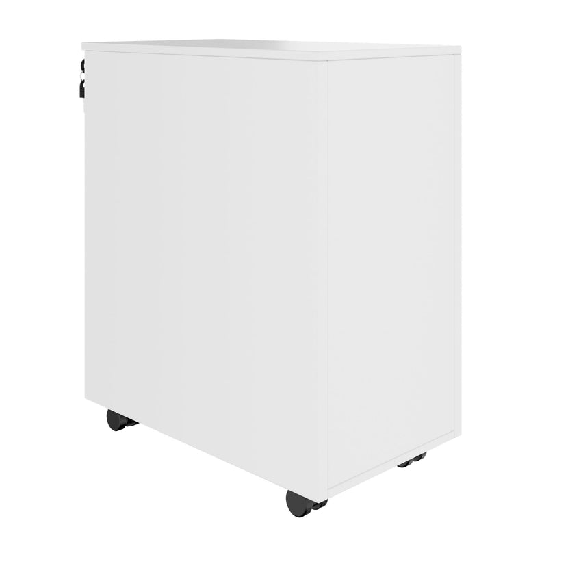 COREX SMALL Rollcontainer | 3 Schubladen, 520 mm tief, Weiss