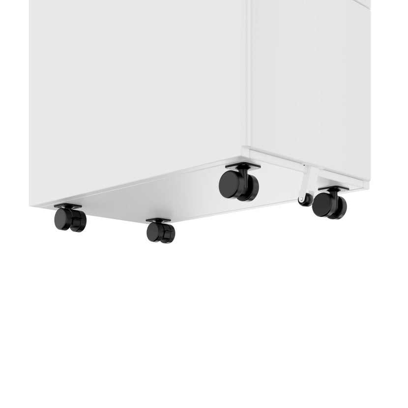 COREX SMALL Rollcontainer | 3 Schubladen, 520 mm tief, Weiss