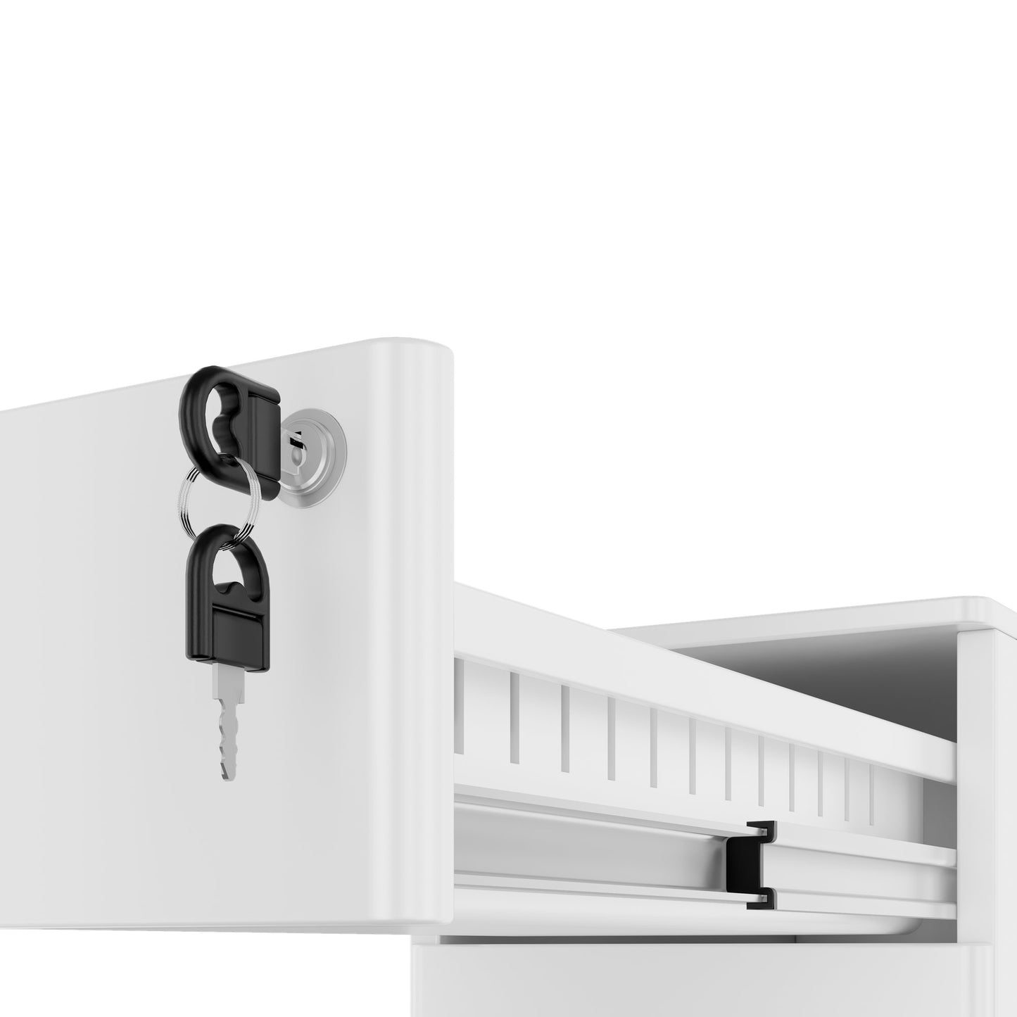 COREX SMALL Rollcontainer | 3 Schubladen, 520 mm tief, Weiß