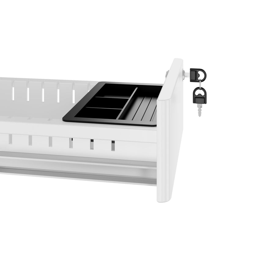 COREX SMALL Rollcontainer | 3 Schubladen, 520 mm tief, Weiss